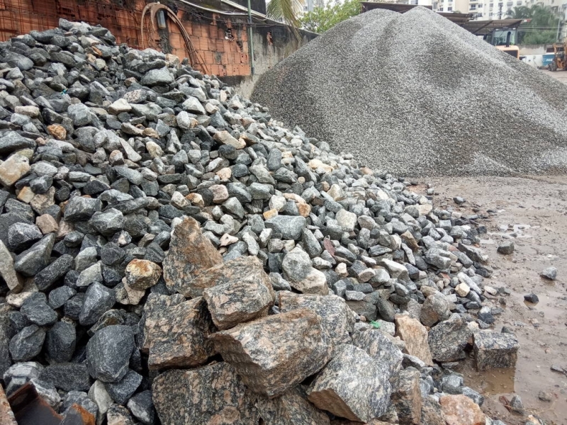 Pedra para Construção Civil Pedra de Guaratiba - Areia e Pedra para Construção