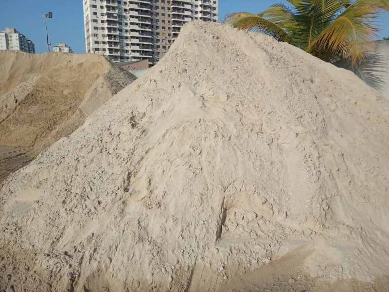 Quanto Custa Areia Branca Fina Lavada Volta Redonda - Areia Média Fina