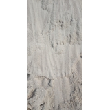 areia branca lavada